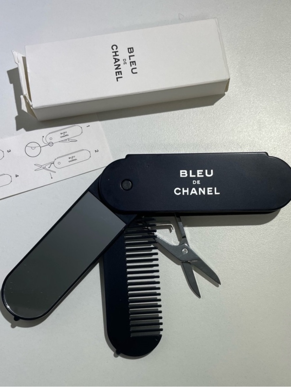 Chanel BLEU Men’s Black Grooming Multi-Tool